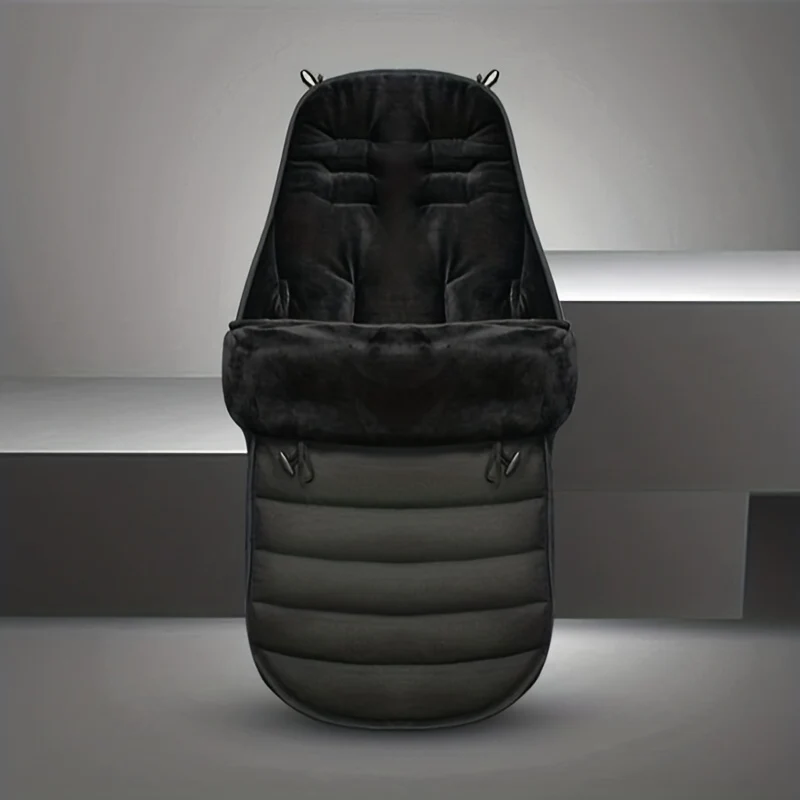 Passeggino Universale Sacco A Pelo Per Passeggino Caldo Invernale, Foderato In Pile Di Corallo Caldo Antivento Impermeabile Per Sacco A Pelo Per Passeggino Natale, Giorno Del Ringraziamento, Capodanno, Regalo Di San Valentino