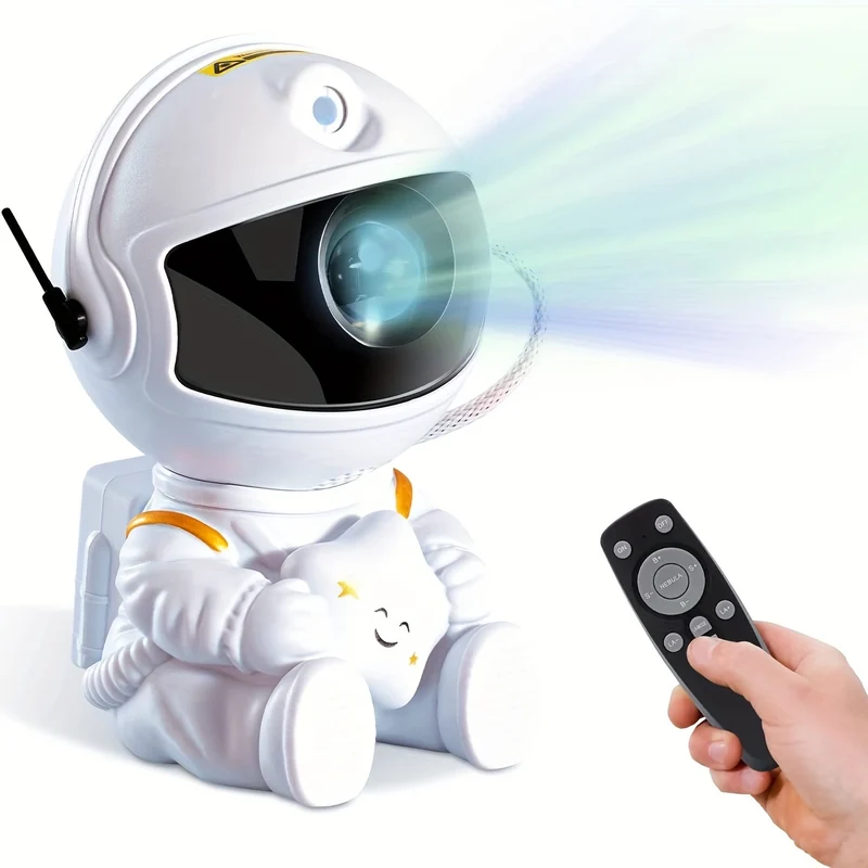 Astronauta Proiezione Stellare Luce Piena Di Stelle Luce Notturna Astronauta Laser BT Luce Nordica Luce Stellata Natale, Halloween, Regalo Del Ringraziamento