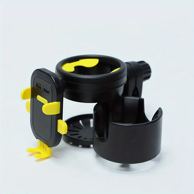 1pc portabottiglie per bici/passeggino portabollitori per carrozzina, portabicchieri con portacellulare