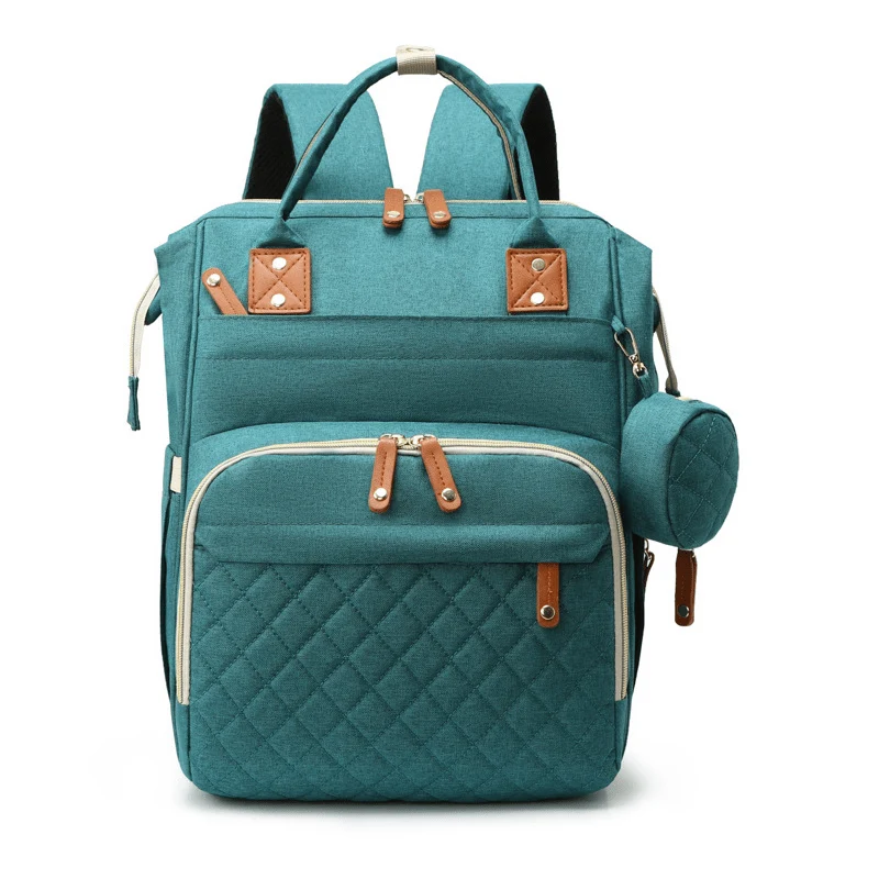Borsa per mamma di grande capacità Zaino portaoggetti portatile multifunzionale per mamma e bambino Bottiglia di latte Pannolini Multi scomparto Borsa per mamma e bambino Natale, Halloween, Regalo del Giorno del Ringraziamento