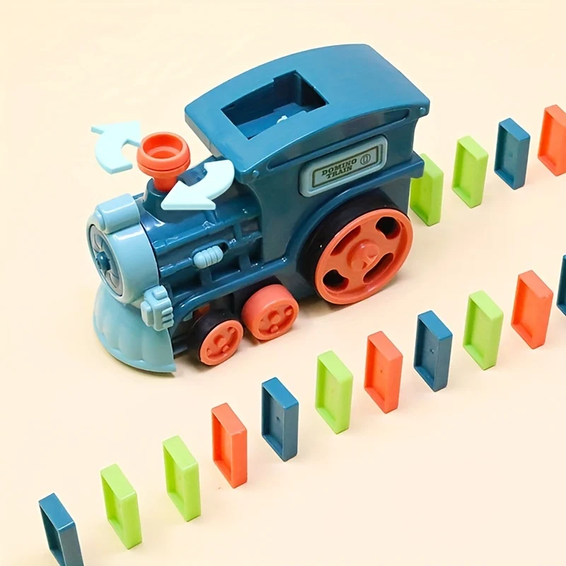 Gioco Puzzle Domino Alimentato Da Un Treno: Divertente Per Gli Amanti Dei Giochi!