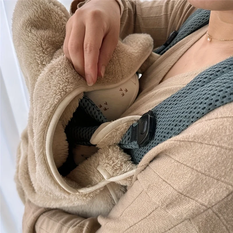 Orso Ricamo Passeggino Coperta Antivento, Coperta Calda Per Uscire Coperta Da Trasporto Portatile, Mantello Autunno Inverno Parabrezza Passeggino Coperta Da Viaggio Sgabello Antivento Copertura Ispessita Calda