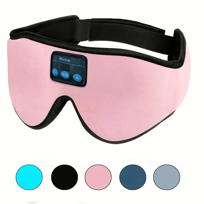 Maschera Per Dormire Da 1 Pezzo Con Cuffie BT, Cuffie Per Dormire, Maschera Per Dormire Cuffie Per Dormire 3D Per Chi Dorme Sul Fianco Miglior Regalo Ed Essenziale Per Il Viaggio