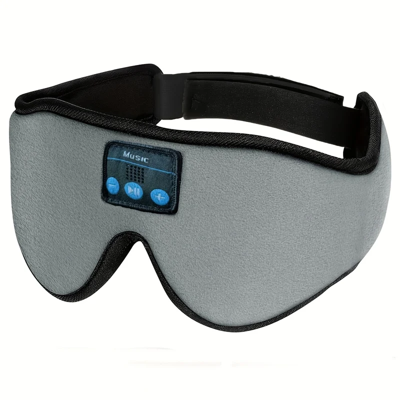 Maschera Per Dormire Da 1 Pezzo Con Cuffie BT, Cuffie Per Dormire, Maschera Per Dormire Cuffie Per Dormire 3D Per Chi Dorme Sul Fianco Miglior Regalo Ed Essenziale Per Il Viaggio