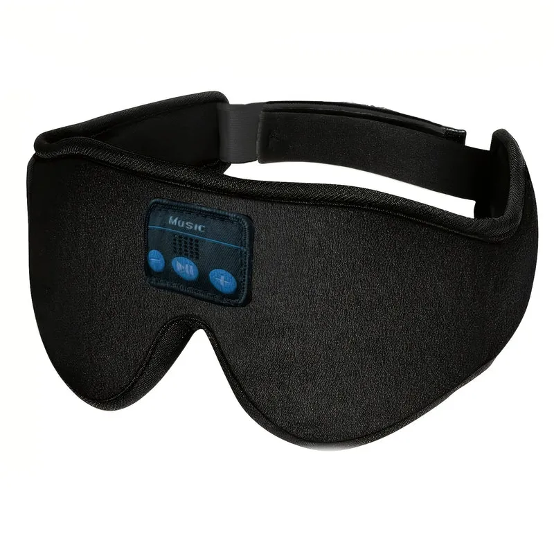 Maschera Per Dormire Da 1 Pezzo Con Cuffie BT, Cuffie Per Dormire, Maschera Per Dormire Cuffie Per Dormire 3D Per Chi Dorme Sul Fianco Miglior Regalo Ed Essenziale Per Il Viaggio