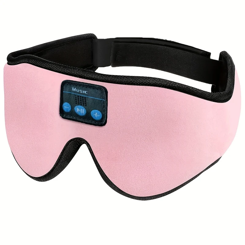 Maschera Per Dormire Da 1 Pezzo Con Cuffie BT, Cuffie Per Dormire, Maschera Per Dormire Cuffie Per Dormire 3D Per Chi Dorme Sul Fianco Miglior Regalo Ed Essenziale Per Il Viaggio