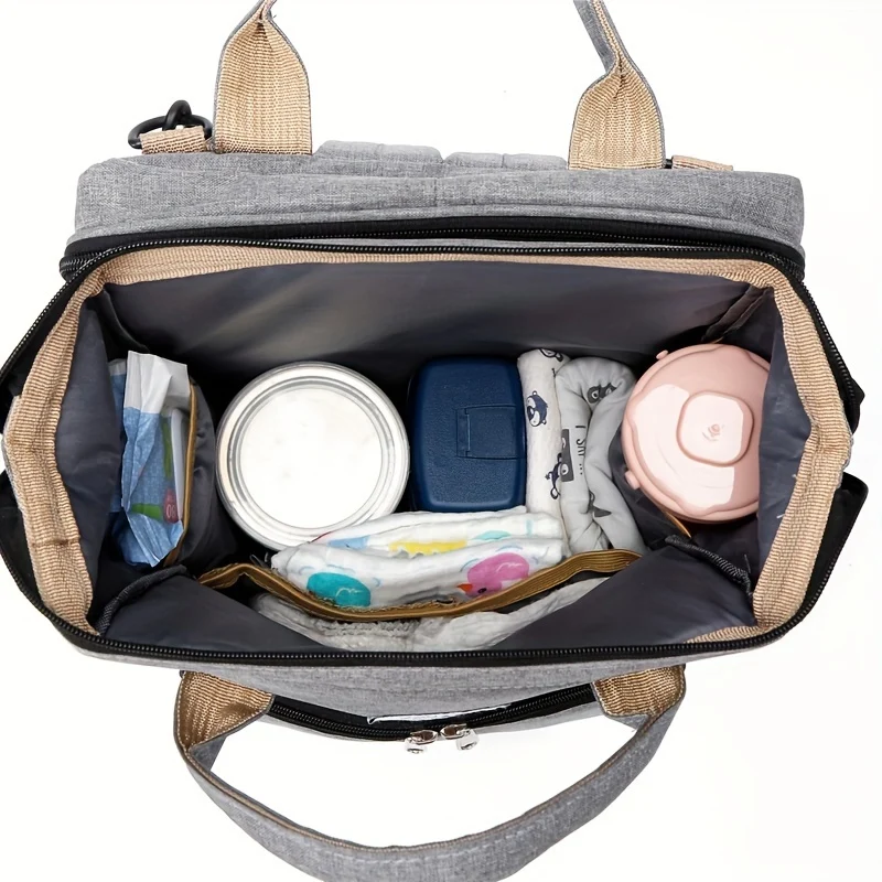 Borsa Per Mamma Di Nuova Moda, Zaino Pieghevole Per Pannolini Portatile Di Grande Capacità, Regalo Di Halloween, Ringraziamento E Natale
