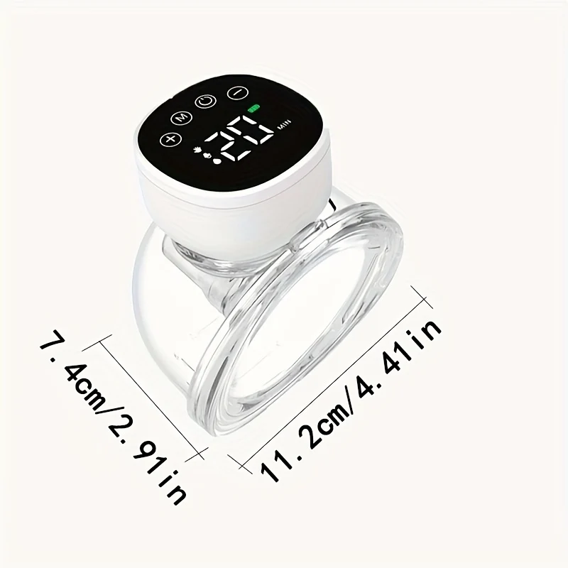 Tiralatte indossabile aggiornato Tiralatte indossabile portatile elettrico a mani libere Collettore di latte per l'allattamento al seno senza BPA