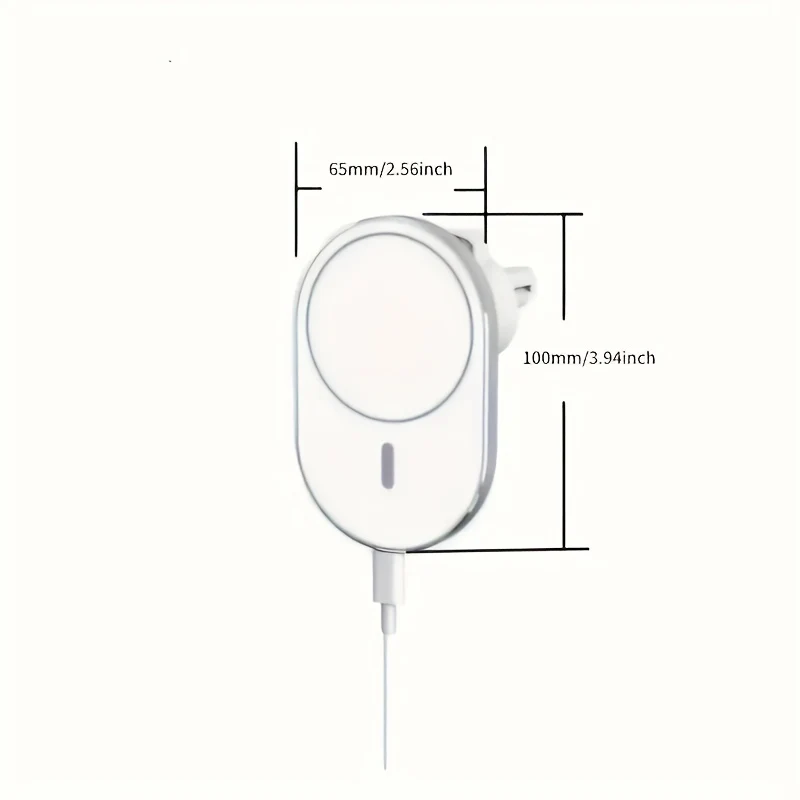 Caricatore per auto wireless da 15 W: ricarica rapida per telefoni cellulari con staffa magnetica