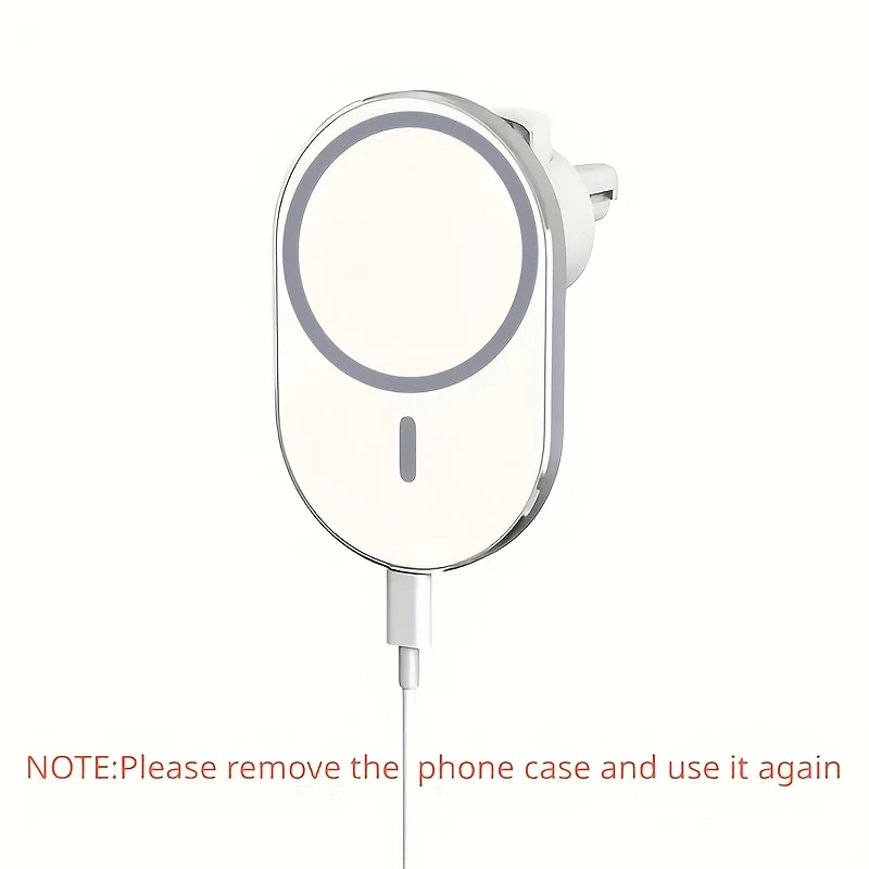 Caricatore per auto wireless da 15 W: ricarica rapida per telefoni cellulari con staffa magnetica