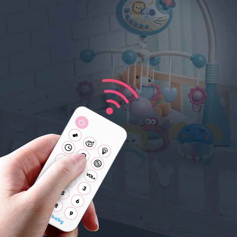 Giocattoli Da Comodino Per Bambini: Campanello Per Passeggino, Rotatore Musicale, Luce Di Proiezione Con Telecomando E Altro: Comfort Perfetto Per I Neonati! Regali Di Natale Del Ringraziamento Di Halloween
