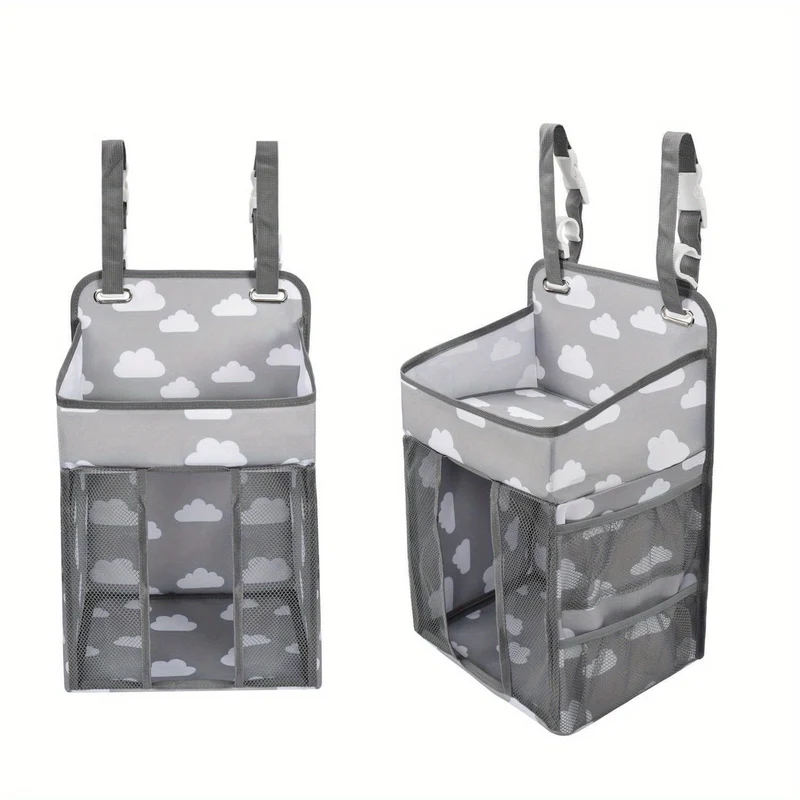 Organizza gli oggetti essenziali del tuo bambino con questa borsa portaoggetti portatile e impermeabile da appendere alla culla! Regalo di Natale, Halloween, Ringraziamento
