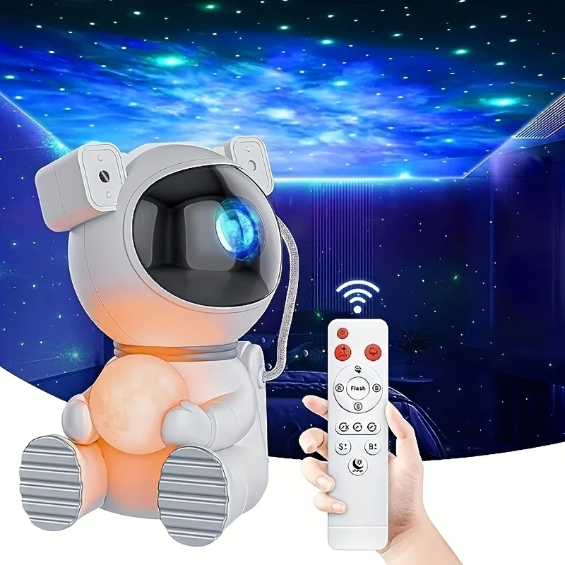 Astronaut Light Projector, Proiettore Di Stelle Per La Camera Da Letto, Proiettore Di Stelle Con Luce Lunare, Luce Notturna A LED Per Bambini Con Nebulosa, Decorazione Per La Stanza, Regalo Per La Festa