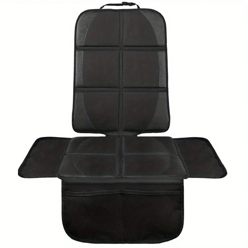 Nero Con Tessuto Impermeabile E Protezione Del Sedile Auto Laterale Con Fascia, Cuscino Del Sedile Impermeabile Per Proteggere Il Rivestimento In Pelle Del Veicolo - Facile Da Pulire E Fissare Adatto Per Isofix Nero