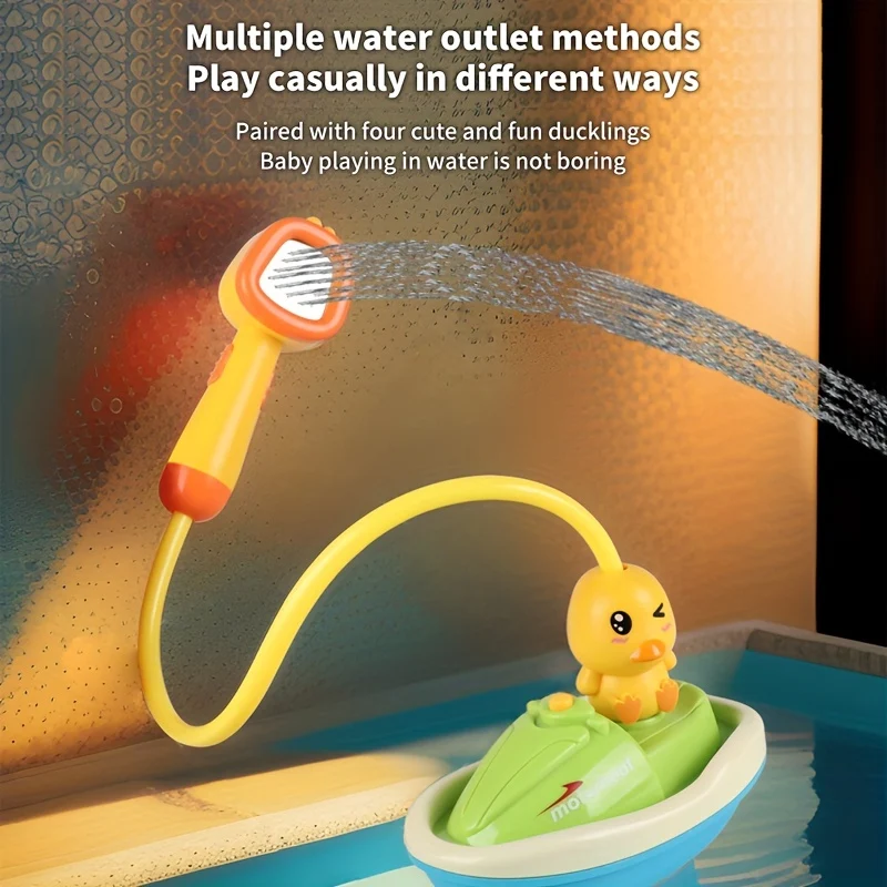 Giocattoli per il bagnetto del bambino, Paperella da bagno di sicurezza, Giocattoli per la vasca da bagno con irrigatore Per i più piccoli, Neonati, Ragazzi e ragazze, Giocattolo per il bagno con acqua nebulizzata