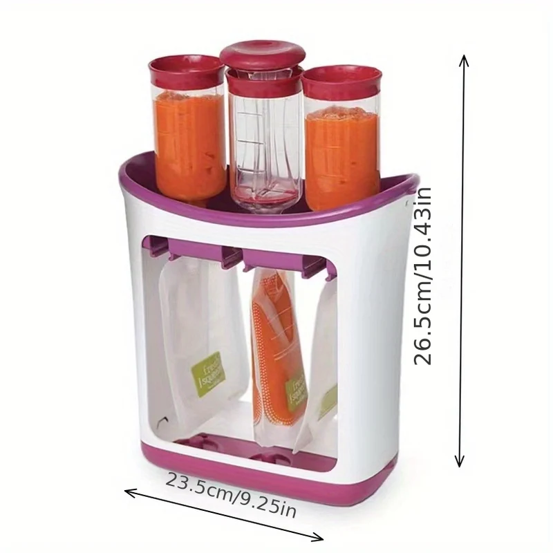 Spremi Fango Di Frutta Per Bambini Dispenser Da Cucina Domestica, Produzione Di Integratori Alimentari, Borsa Manuale Per La Conservazione Di Integratori Alimentari Per Bambini