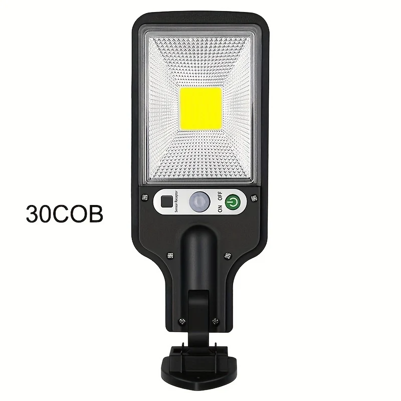 1pc Luce Solare Esterna LED COB SMD, 1200 Lumen, 3 Modalità Di Luce, Impermeabile IP67, Luce Solare Di Sicurezza Con Sensore Di Movimento Per Giardino, Patio, Percorso, Luce Di Sicurezza Durevole Con