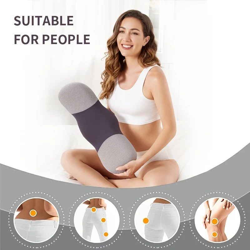1 cuscino di supporto lombare per dormire, cuscino di supporto per la schiena in memory foam per il relax della parte bassa della schiena, cuscino di supporto per la vita del letto per donna incinta, anca, ginocchio,