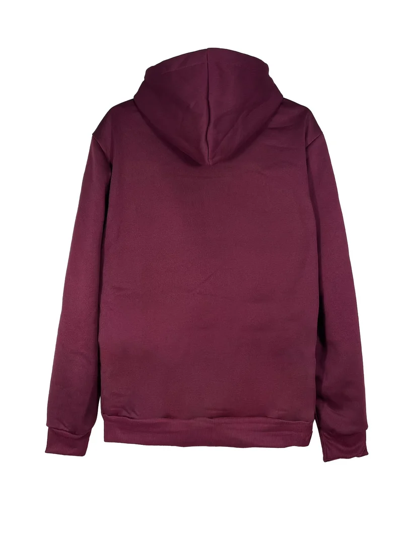 Felpe con cappuccio da uomo con zip Felpa leggera a maniche lunghe slim fit con tasca a marsupio