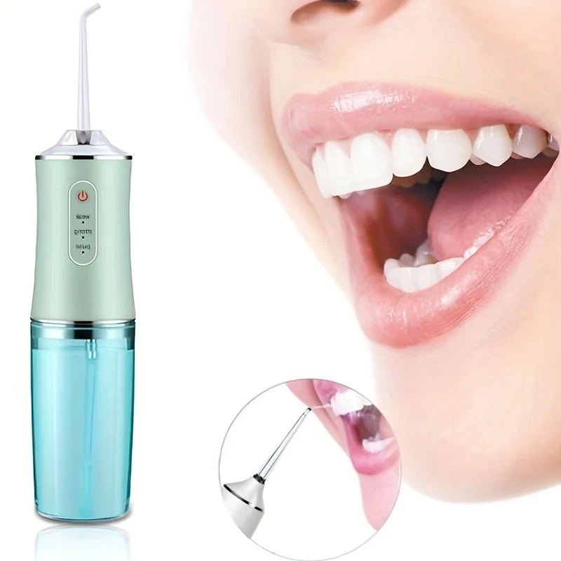 Ricaricabile Portatile Water Flosser: Irrigatore Orale Per Denti Più Puliti E Sani!