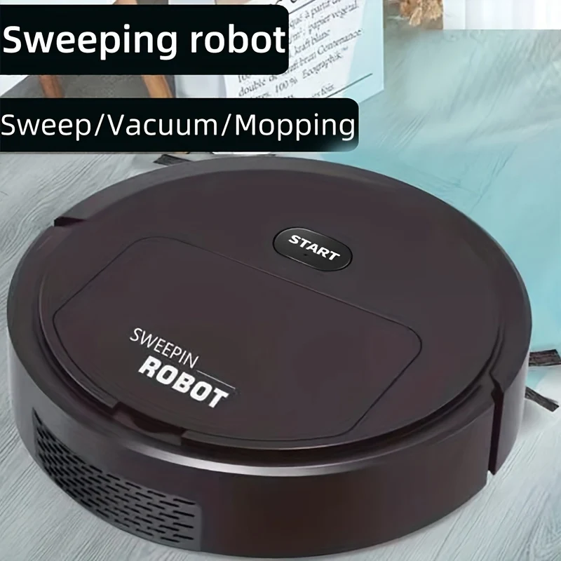 Robot Spazzante Tre In Uno Da 1 Pezzo, Ricarica USB Per Spazzamento Con Aspirazione Domestica, Adatto Per La Pulizia Di Spazzamento Di Hotel E Ristoranti Domestici