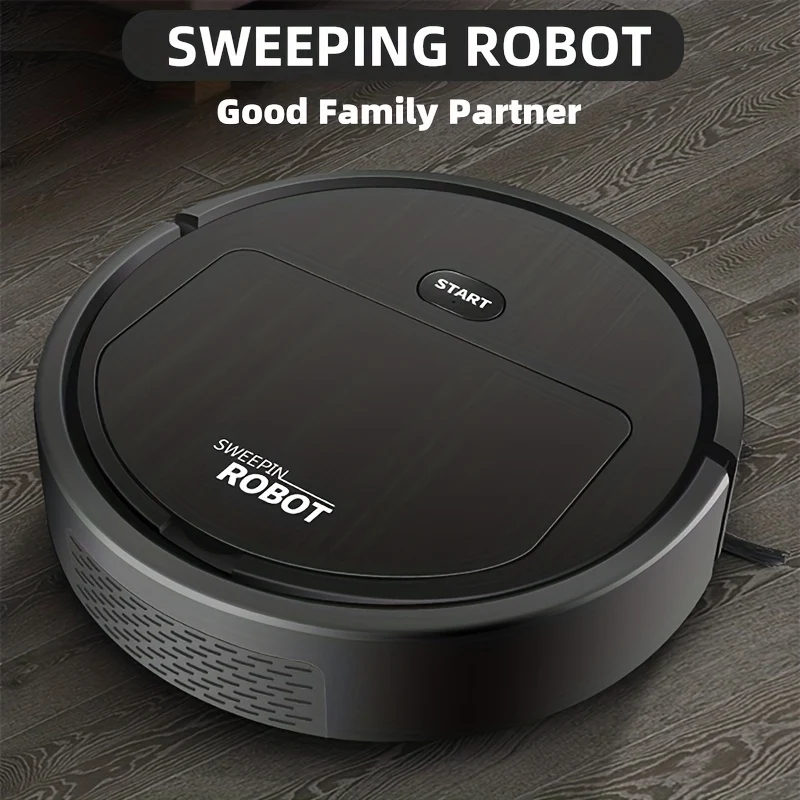 Robot Spazzante Tre In Uno Da 1 Pezzo, Ricarica USB Per Spazzamento Con Aspirazione Domestica, Adatto Per La Pulizia Di Spazzamento Di Hotel E Ristoranti Domestici