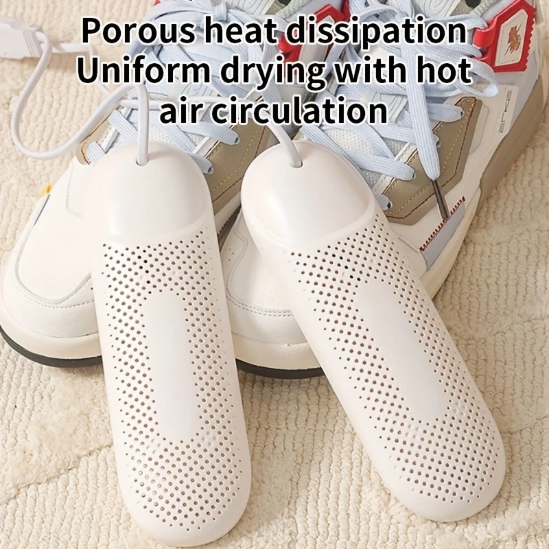 Asciuga Scarpe Elettrico, Asciuga Scarpe Multifunzione Per Adulti E Bambini Asciuga Scarpe Portatile Tappetini Riscaldanti Scalda Piedi Deodorante Dispositivo Deumidificante Adatto A Diverse Scarpe-EU