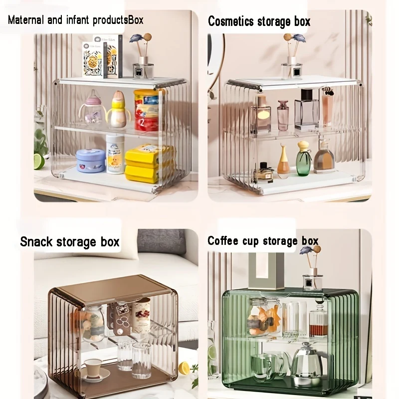 Organizzatore Professionale Per Trucco Cosmetico A Prova Di Polvere E Acqua, Con Cassetti, Grande Capacità, Organizer Da Banco Per Vanità, Bagno E Camera Da Letto