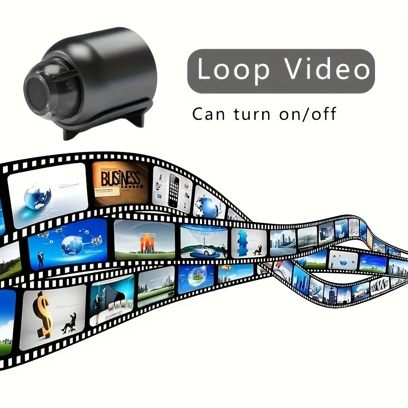 Mini Telecamera WiFi Visione Notturna HD 1080P Inclusa Rilevazione Del Movimento Monitoraggio Remoto Micro Baby Monitor Grandangolare Da 160° Per Casa Ufficio Negozio Magazzino