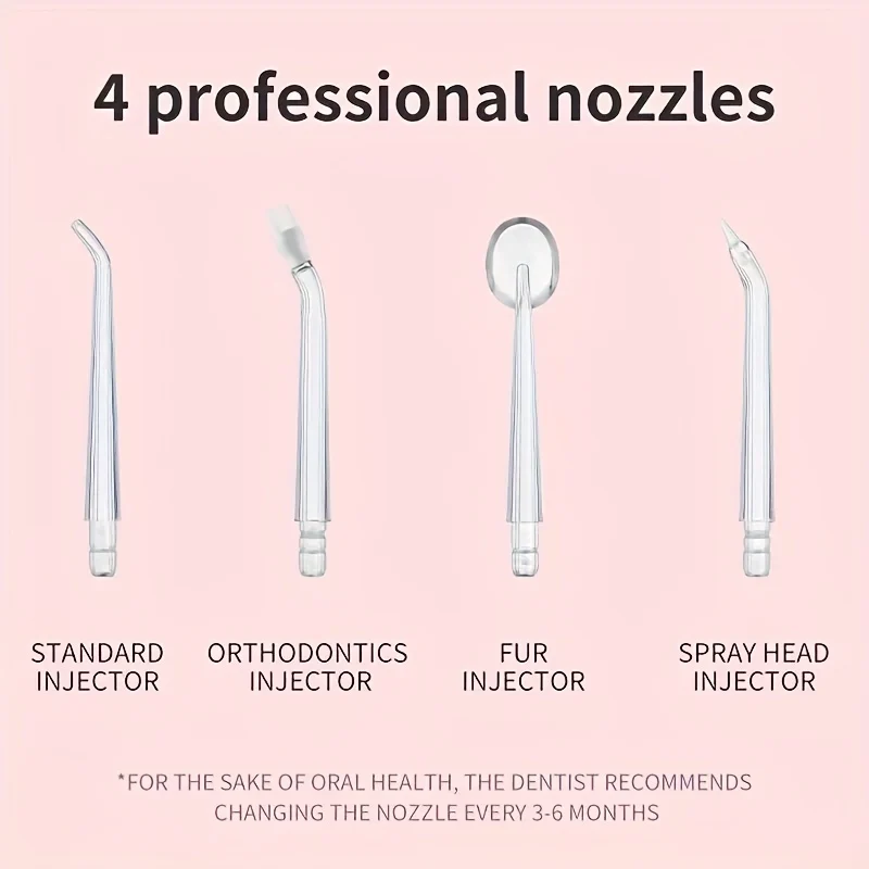 Teeth Rinser Pulitore Portatile Per Denti Per Rimuovere I Residui Orale Sbiancamento Dei Denti