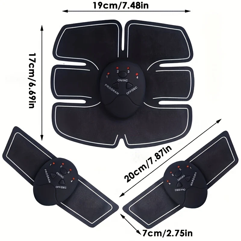 Elettrostimolatore Muscolare EMS Wireless Buttocks Hip Trainer Addominale ABS Stimolatore Fitness Body Slimming Massager (batteria Non Inclusa)