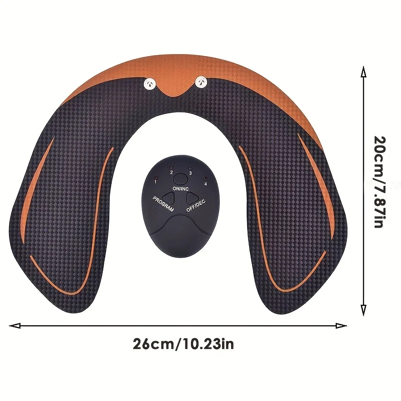 Elettrostimolatore Muscolare EMS Wireless Buttocks Hip Trainer Addominale ABS Stimolatore Fitness Body Slimming Massager (batteria Non Inclusa)