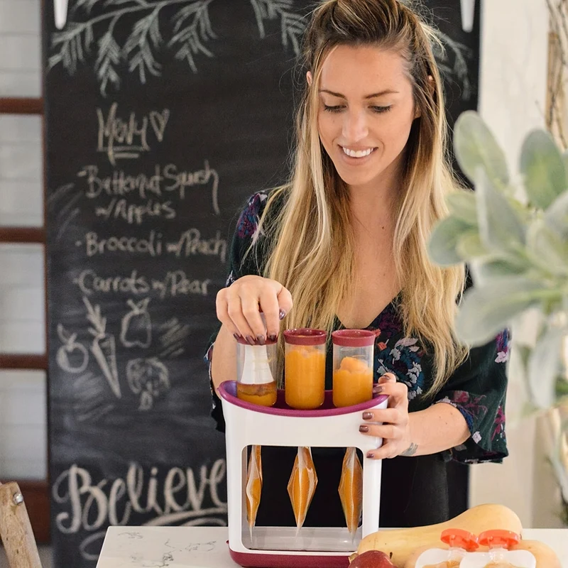 Spremi Fango Di Frutta Per Bambini Dispenser Da Cucina Domestica, Produzione Di Integratori Alimentari, Borsa Manuale Per La Conservazione Di Integratori Alimentari