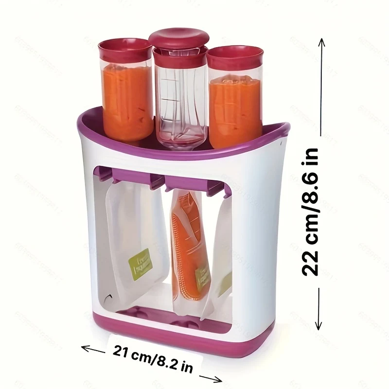 Spremi Fango Di Frutta Per Bambini Dispenser Da Cucina Domestica, Produzione Di Integratori Alimentari, Borsa Manuale Per La Conservazione Di Integratori Alimentari