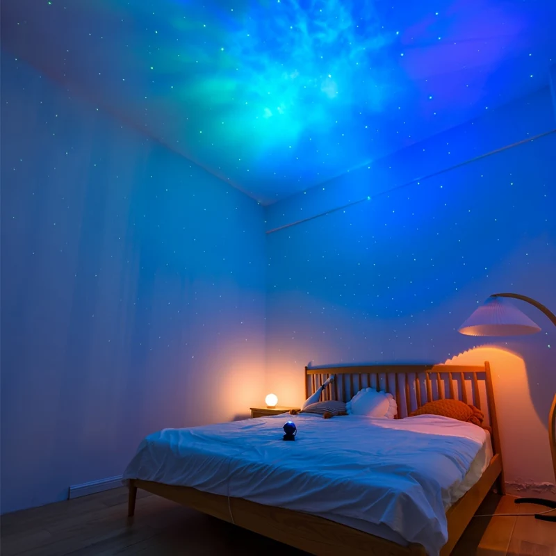 Proiettore Galassia 1pc, Proiettore Nebulosa Astronauta, Proiettore Notte Stellata Con Luce Notturna Remota, Per Sala Giochi, Camera Da Letto, Home Theater, Soffitto, Decorazione Della Stanza
