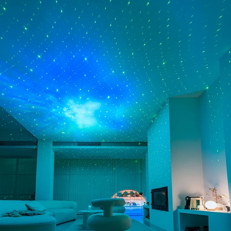 Proiettore Galassia 1pc, Proiettore Nebulosa Astronauta, Proiettore Notte Stellata Con Luce Notturna Remota, Per Sala Giochi, Camera Da Letto, Home Theater, Soffitto, Decorazione Della Stanza