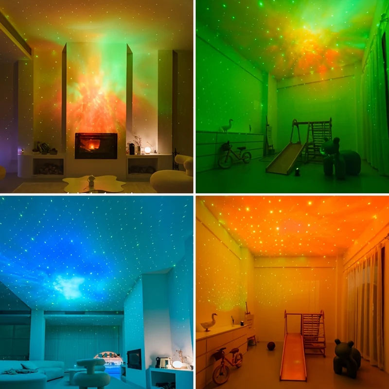 Proiettore Galassia 1pc, Proiettore Nebulosa Astronauta, Proiettore Notte Stellata Con Luce Notturna Remota, Per Sala Giochi, Camera Da Letto, Home Theater, Soffitto, Decorazione Della Stanza