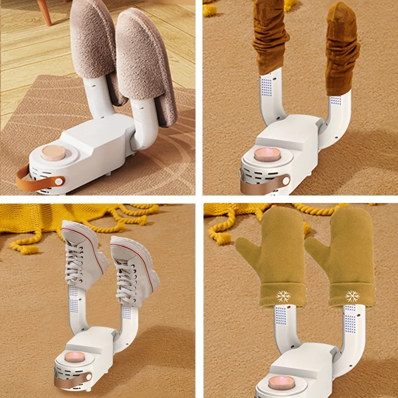 Asciuga Scarponi, Asciuga Scarpe, Asciuga Piedi, Guanto Da Scarpone Portatile A 2 Posizioni, Asciuga E Scalda Scarpe Con, Elimina I Cattivi Odori, Adatto, Design Pieghevole, Per Tutti I Tipi Di Scarpe (spina Standard Europea)