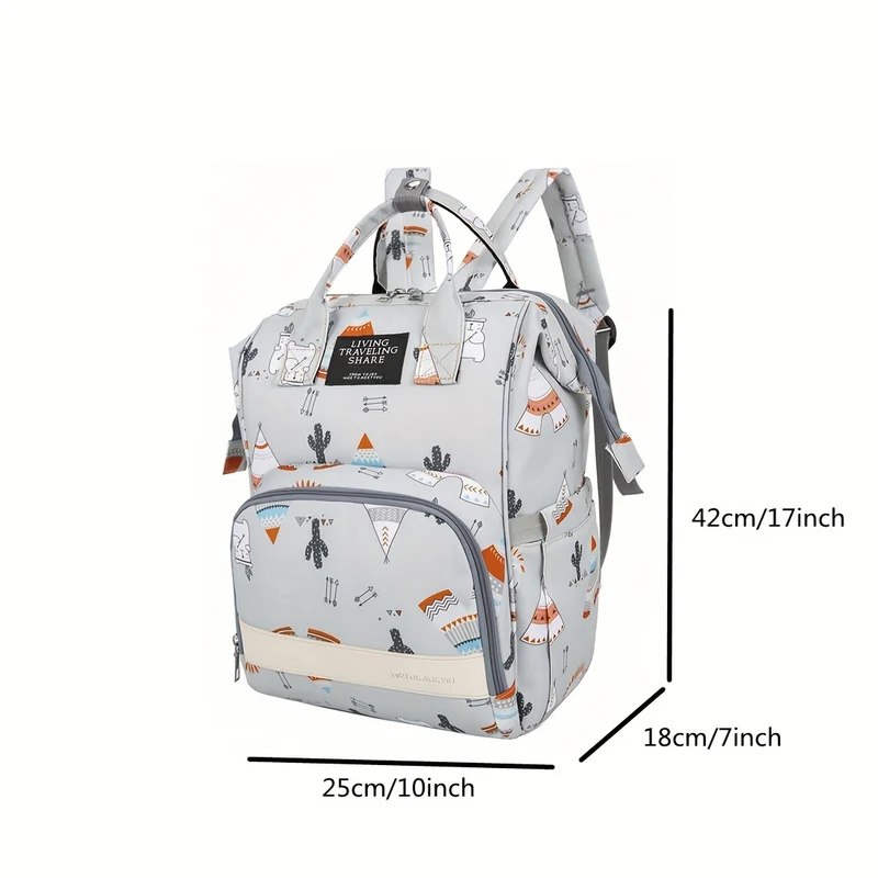 Borsa per la mamma, Zaino per la mamma multifunzionale di grande capacità, Borsa per la mamma e il bambino, Zaino per la mamma, Borsa per la maternità, Regalo di Halloween, Ringraziamento e Natale