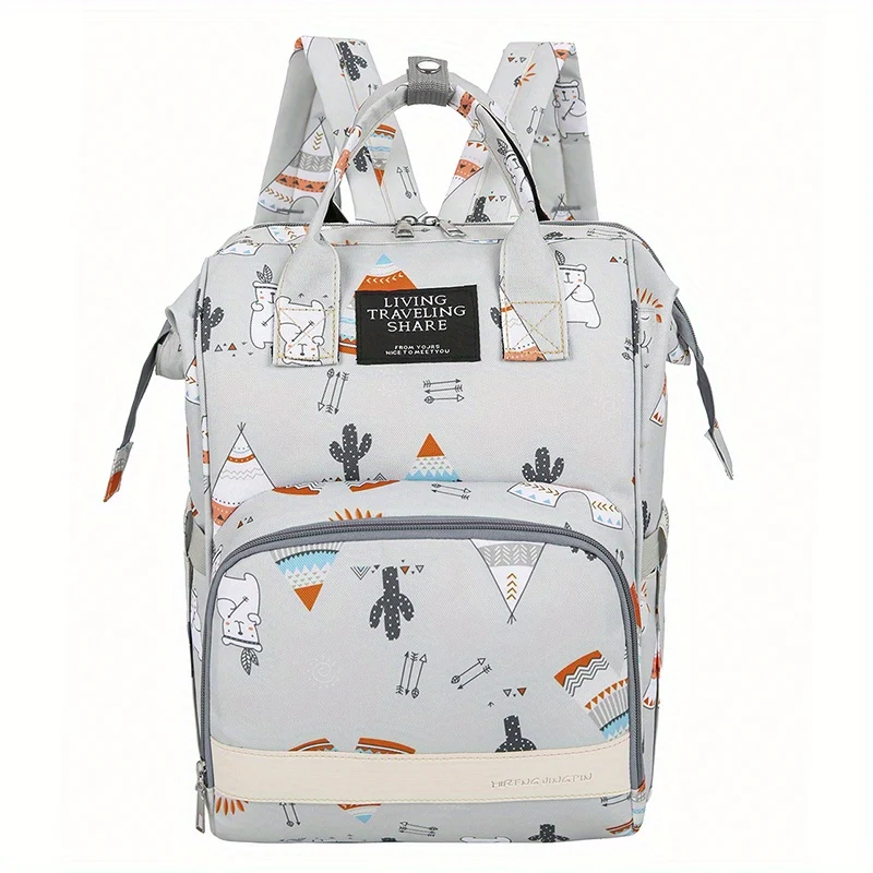 Borsa per la mamma, Zaino per la mamma multifunzionale di grande capacità, Borsa per la mamma e il bambino, Zaino per la mamma, Borsa per la maternità, Regalo di Halloween, Ringraziamento e Natale