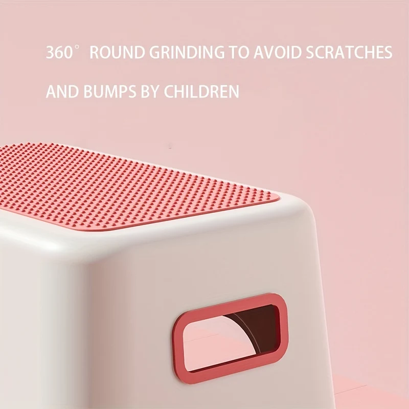 Poggiapiedi Per Bambini A Doppio Strato 1pc, Sgabello Per Toilette Per Bambini, Poggiapiedi Per Bambini Per Lavaggio A Mano, Doppio Design Antiscivolo
