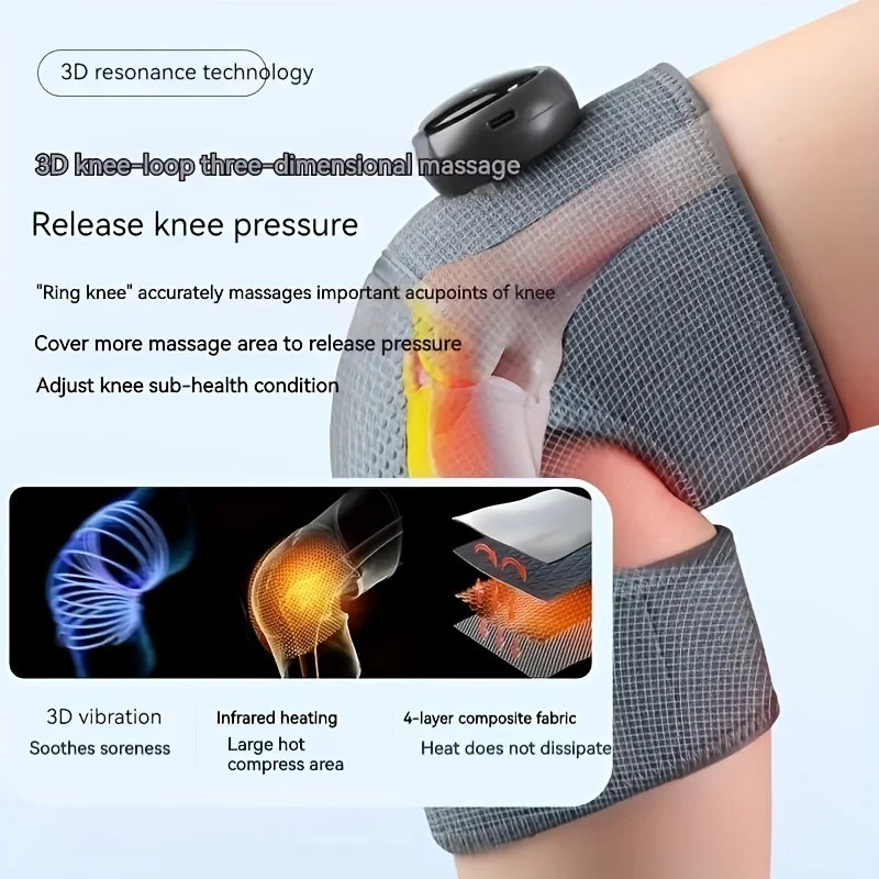 Dispositivo Di Fisioterapia Per Il Riscaldamento Del Ginocchio Riscaldamento Elettrico Massaggiatore Per Il Riscaldamento Del Ginocchio Vecchie Gambe Fredde Cinturino Autoriscaldante Dolore Articolare Massaggiatore Per Impacchi Caldi