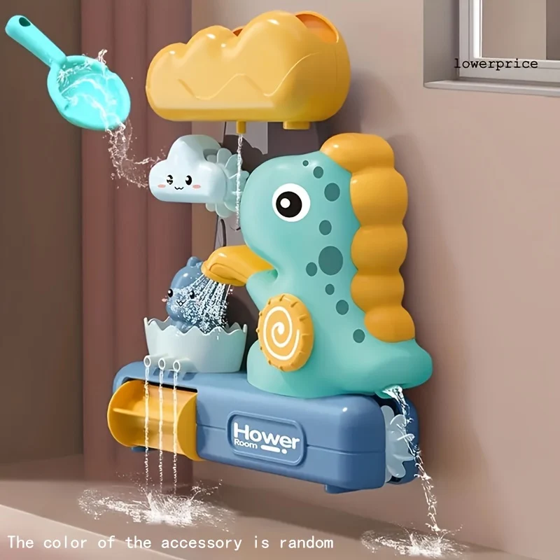 1pc Bagno Giocoso Dinosauro Carosello Giocattolo Da Bagno Vasca Da Bagno Doccia Gioco Giocattolo Giocattolo Da Bagno Per Bambini