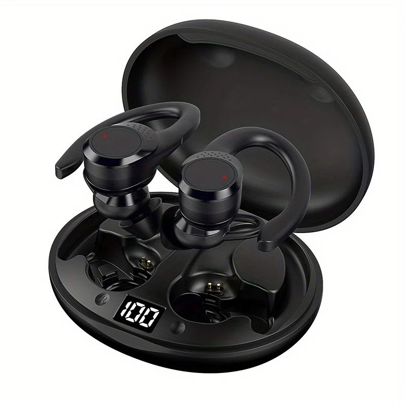 Cuffie Wireless TWS Con Orecchio Sospeso: Goditi Musica, Chiamate E Sport Con Riduzione Del Rumore E Comfort!