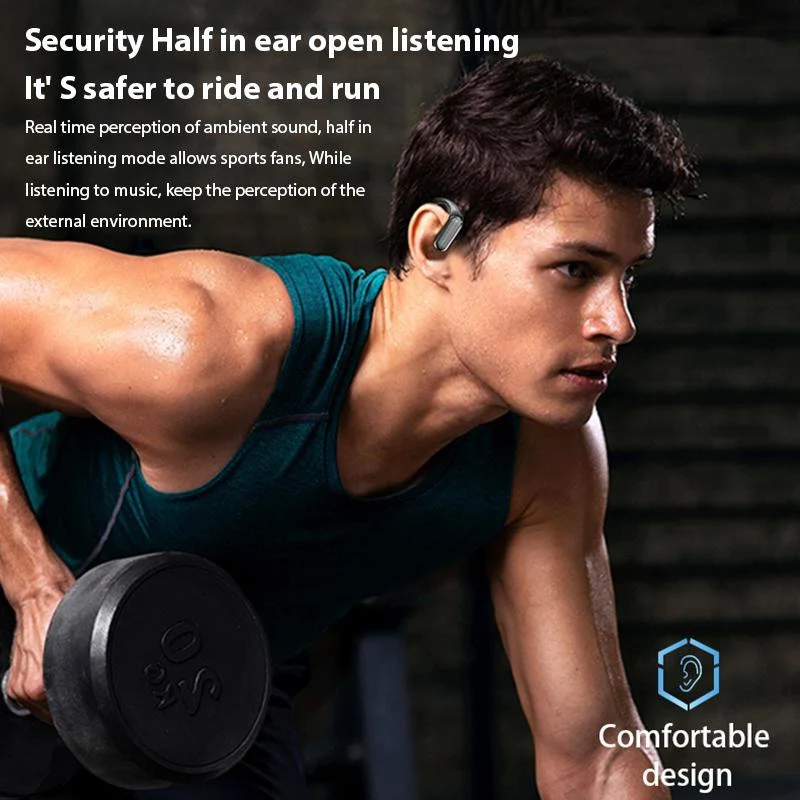 Wireless Earbuds, Cuffie Sportive Con Custodia Di Ricarica A Display Digitale LED, Auricolari Stereo Con Microfono Per Telefono Computer Laptop Sport