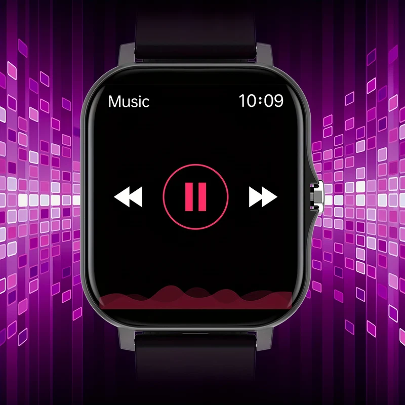 Orologio Intelligente Sportivo Per Uomini, Monitoraggio Della Salute, Promemoria Delle Informazioni, Controllo Della Musica, Compatibile Con Diversi Sistemi