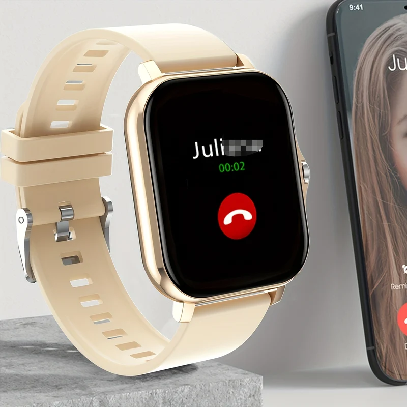 Orologio Intelligente Sportivo Per Uomini, Monitoraggio Della Salute, Promemoria Delle Informazioni, Controllo Della Musica, Compatibile Con Diversi Sistemi
