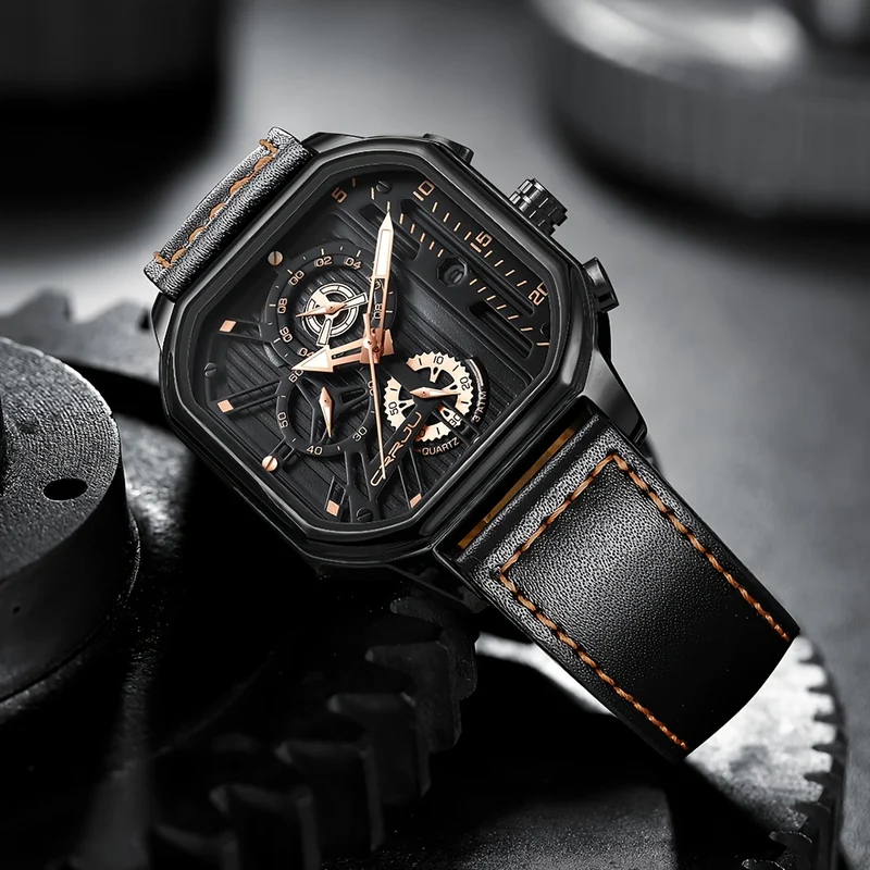 Orologio Cronografo Da Uomo Alla Moda CRRJU