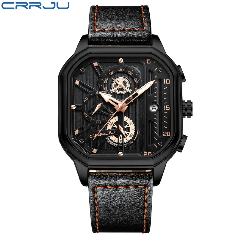 Orologio Cronografo Da Uomo Alla Moda CRRJU