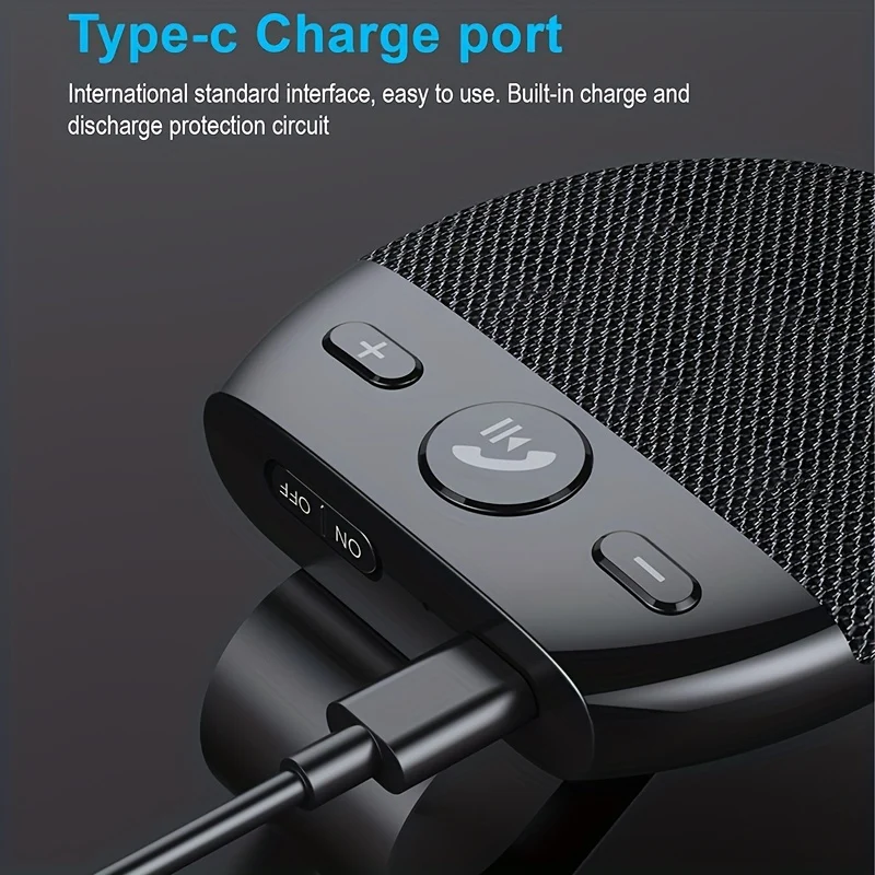 Kit Per Auto Wireless Visiera Parasole Vivavoce Per Auto Lettore Musicale MP3 Accensione Automatica E Connettività Doppio Telefono Altoparlante Vivavoce Multipunto Accessori Per Auto